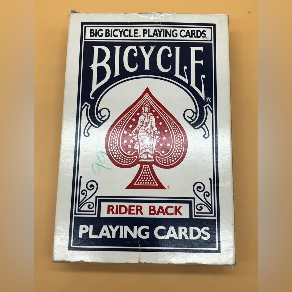 Bicycle Playing Cards Jumbo Deck Rider Back 808